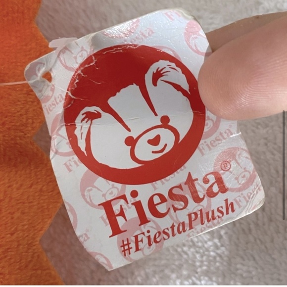 Fiesta Plush Orange Ramen San Noodle Soup Plush Stuffy Pillow - Picture 5 of 16